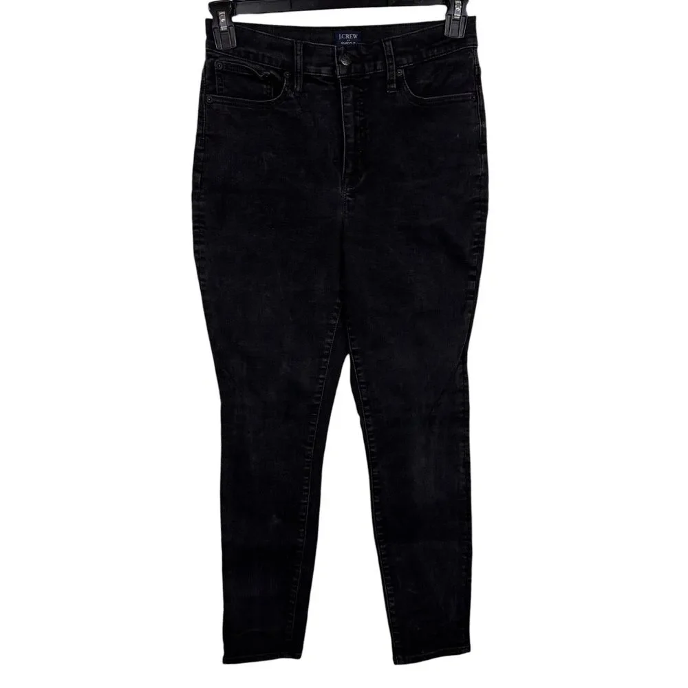 J. Crew Curvy 10 High Rise Skinny Black Jeans Women’s 29 - Picture 2 of 10
